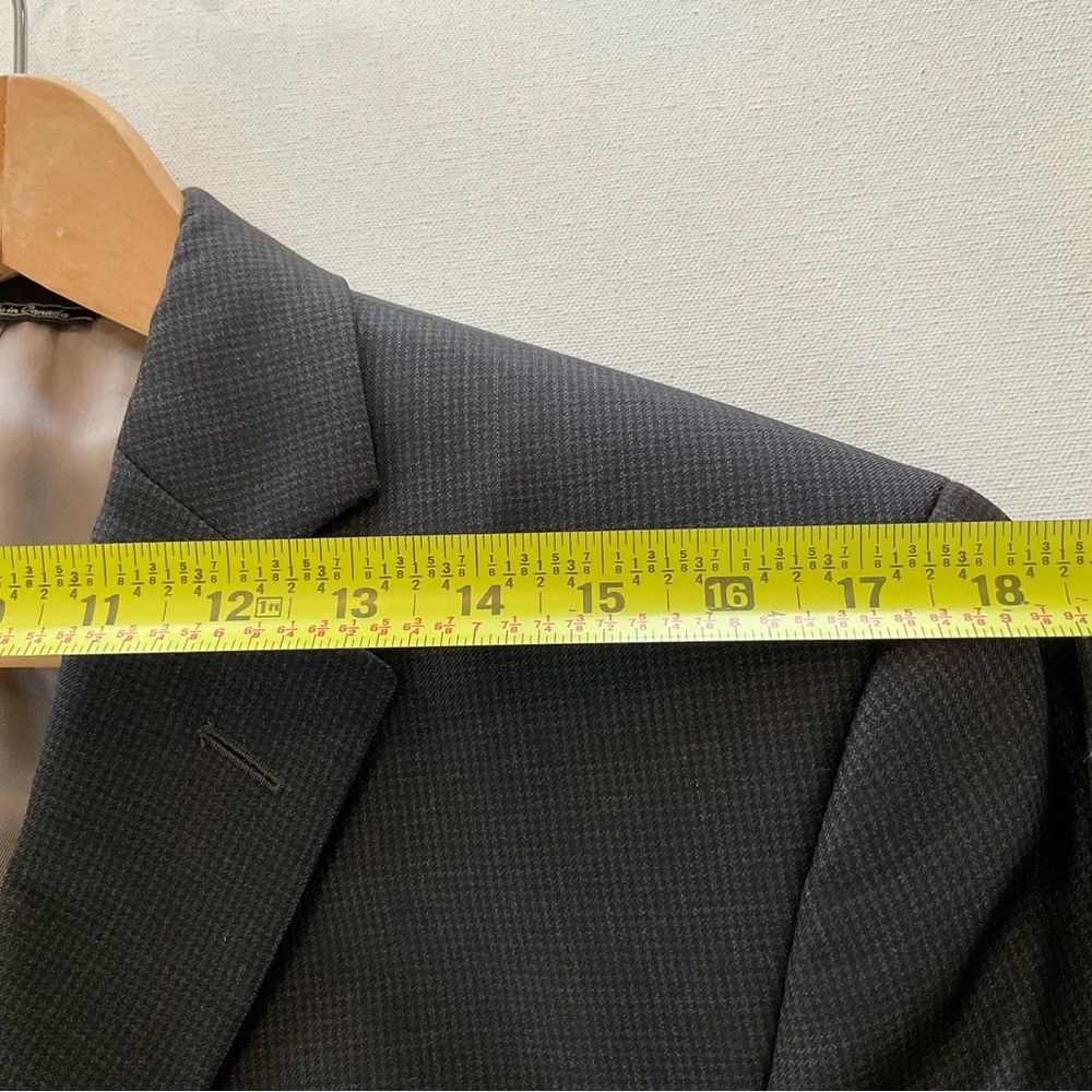 Barney's New York Loro Piana Napoli 40R Super 130 Wool Blazer Sports Coat Check